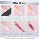 7ml Glow in the Dark Top Coat, Luminous Effect Functional Soak Off Gel Nail Polish Easy to Apply for Starter Salon Nail Manicure