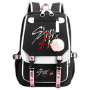 New Street BoyUSBBackpack Animation School Bag Teenagers Canvas Notebook Backpack