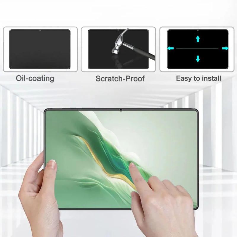 9H Tempered Glass Screen Protector For Honor MagicPad 2 2024 (12.3 inch) Ultra Clear Protective Film for Honor Magic Pad 2 12.3"