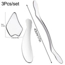 1/2/4/5/7pcs Stainless Steel Gua Sha Scraping Massage Tool IASTM Tools Help Relieve Sore Muscles,Soft Tissue Mobilization Tool