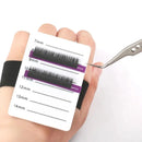 حامل رموش اصطناعية قابل للتعديل من الأكريليك مع حزام لعرض الرموش