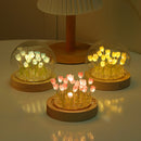 Handmade DIY Tulip Cloud Flower Sea Small Night Light Creative Light Atmosphere Light Transparent 7 Night Lovers' Best Friend
