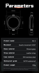 New Luxury Men Watches Multi-functional Sports Chronograph Stainless Steel Case 5ATM Waterproof Quartz Wristwatch Montre Homme