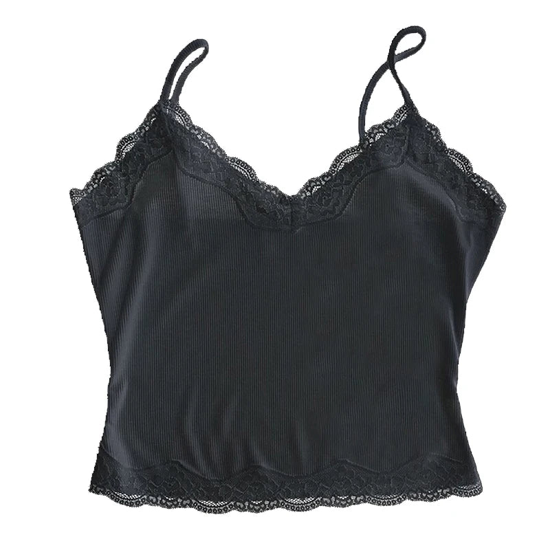 Y2K Bow Chic Sweet Clothing Cute Halter Tops Women Sleeveless Casual Singlet Vintage Tide Daily Slim Classic Aesthetic Camisole