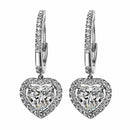 2024 New Bride Engagement Wedding Jewelry Elegant Shiny Mosan Diamond Beautiful Gift Milan Girl Fashion Pendant Earrings