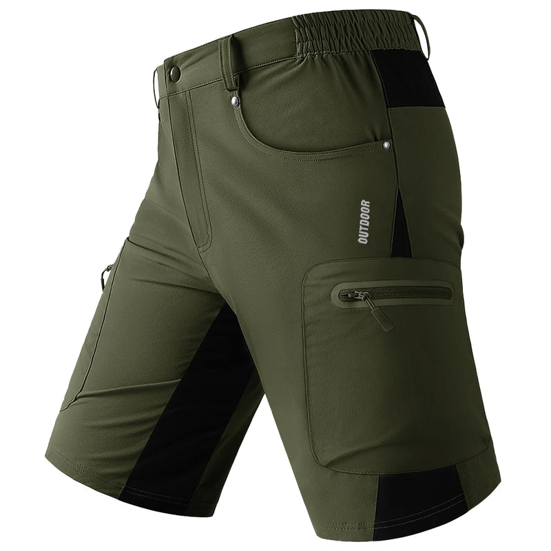 TACVASEN Quick Dry Cargo Shorts Mens Lightweight Work Cargo Shorts Multi Pockets Waterproof Outdoor Hiking Fishing Shorts Male