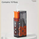 Automatic Dental Floss Storage Box Pop-Up Dental Floss Dispenser With 10Pcs Floss Dental Oral Hygiene Care Portable