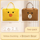 Cartoon Bag Travel Bag Storage Hand Bag Large Capacity Kids Luggage Bag Trolley Case Luggage Bag Felt Bag Lightweight