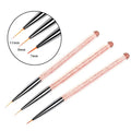 1pcs Marbled Nail Brush Gel Brush For Manicure Acrylic UV Gel Extension Pen Nail Polish Painting Drawing Brush Liner Nail Brush