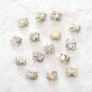 3D Charm Bracelet Rabbit Sun Flower Moont Italian Charm Links Fit 9mm Bracelet Stainless Steel Jewelry DIY Making Birthday Gift