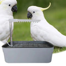 Automatic Pet Bird Bath with USB Cable Easy to Clean Parrot Bathtub for Cockatiel African Grey Water Bowl Lovebirds Budgie