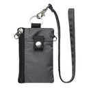Wallet ID Badge Holder Waterproof Nylon Zipper Pouch and Lanyard Student Bus Transfer Cards Cash Coin Travel Bag RFID Blocking