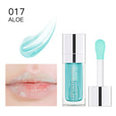 6ml Crystal Jelly Moisturizing Lip Oil Plumping Safety Lip Gloss Makeup Sexy Plump Hydrating Lip Glow Oil Tinted Lip Plumper