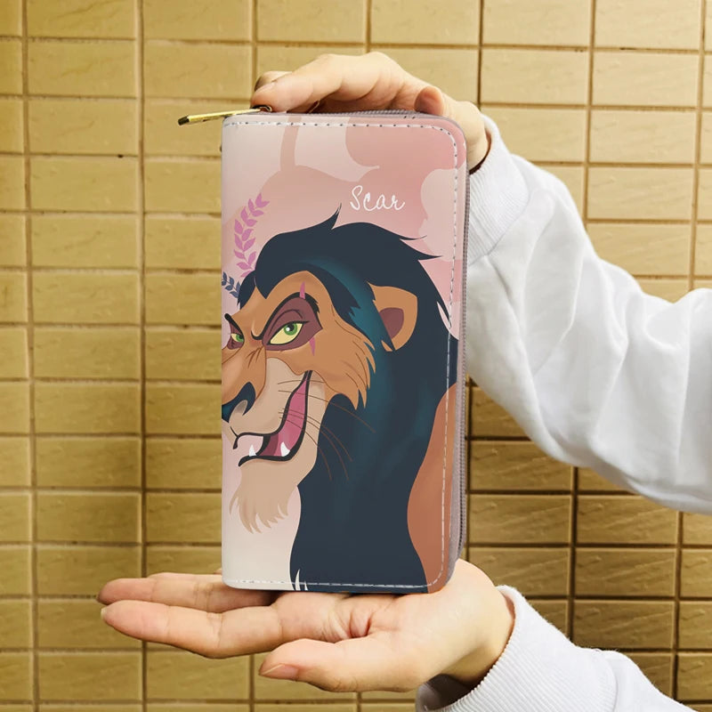 محفظة ديزني ماليفسنت C0071 أنمي، محفظة كرتونية، محفظة بسحاب، حقيبة عملات معدنية، محفظة عادية، بطاقة، هدية للجنسين