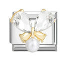 3D Charm Bracelet Rabbit Sun Flower Moont Italian Charm Links Fit 9mm Bracelet Stainless Steel Jewelry DIY Making Birthday Gift