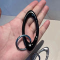 Fashion Women Men Metal Carabiner Multifunctional Keychain Oval Mountaineering Belt Buckle Accessories Key Ring Unisex