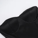 Fashion Sleeveless Backless High Waist Short Ruched Dresses for Women Sexy Strapless Slim A-line Pleated Mini Red Party Dress