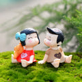 Miniature Fairy Garden Accessories Cute Kawaii Lovers Ornament Statue Figurines Home Garden Landscape Dollhouse Terrarium Decor