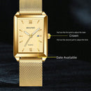 Mens Fashion Sports Watches Simple Men Luxury Gold Business Ultra Thin Stainless Steel Mesh Belt Quartz Watch