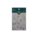 1Pcs Luxury Gold Christmas Nail Decorations Stickers Press on Nails 5D Laser Snowflake Christmas Tree Nail Art Sticker Decal DIY