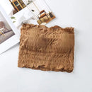 Hikigawa With Pleated Y2k Top Underwear Women Tube Tops Sexy Solid Spaghetti Straps Backless Paded Camisole Tank Top Mujer