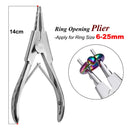 1pc Surgical Steel Tweezers for Catch Bar Grasp Clamp Plier Professional Clip Hold Pole Balls Forceps Body Piercing Jewelry Tool