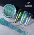 1Jar Aurora Chameleon Snowflake Ultra-Thin Iridescent Nail Sequins Holographic Opal EyeShadow Ice Glitter Nail Chameleon Flakes