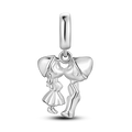 925 Sterling Silver Boy Girl and Heart Shape Pendant Charm Couple Lovers Bead Fit Pandora Original Bracelet DIY Jewelry Making