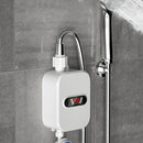Instant Water Heaters Thermostatic Shower Water Heating Device 304 Stainless Steel Tankless Rapid Heating LCD Digital for Hotel