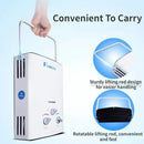 LPG Propane Gas Tankless Water Heater 6L Outdoor Camping Instant Bath With Shower Head Hot Water Heater Boiler Car Truck Tent