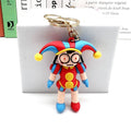 Magical Digital Circus Pomni Jax Silicone Cartoon Keychain Toy Theater Rabbit Doll Filling Toy Children's Christmas Gift