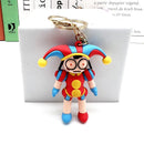 Magical Digital Circus Pomni Jax Silicone Cartoon Keychain Toy Theater Rabbit Doll Filling Toy Children's Christmas Gift
