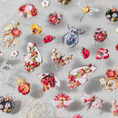 1 pc 5D Embroidery Bee Nail Art Sticker Embossed Butterfly Insect Nail Sticker High Quality Nail Art Design Decoration Sticker