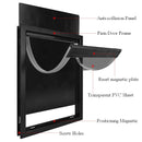Large Big Dog Door for Wooden Doors High Quality ABS Flame PVC Enter Outer Flap Anti Raining Cover Extra Insulated Cold Weather