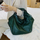 Green Unique Shoulder Bags Women's Big Design Shopper Tote Bags Large Capacity Hobos Bag Lady Soft Leather Messenger Handbag Sac