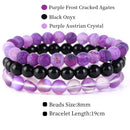 8mm 3Pcs/Set Natural Stone Bracelet Rose Quartz Opal Turquoise Amethysts Hematite Jaspers Bracelets For Women Men Jewelry