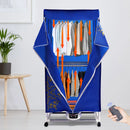 Electric Clothes Dryer Cabinet Portable Hot Air Dryer Foldable Heating Ventilation Wardrobe Heating with Remote Control