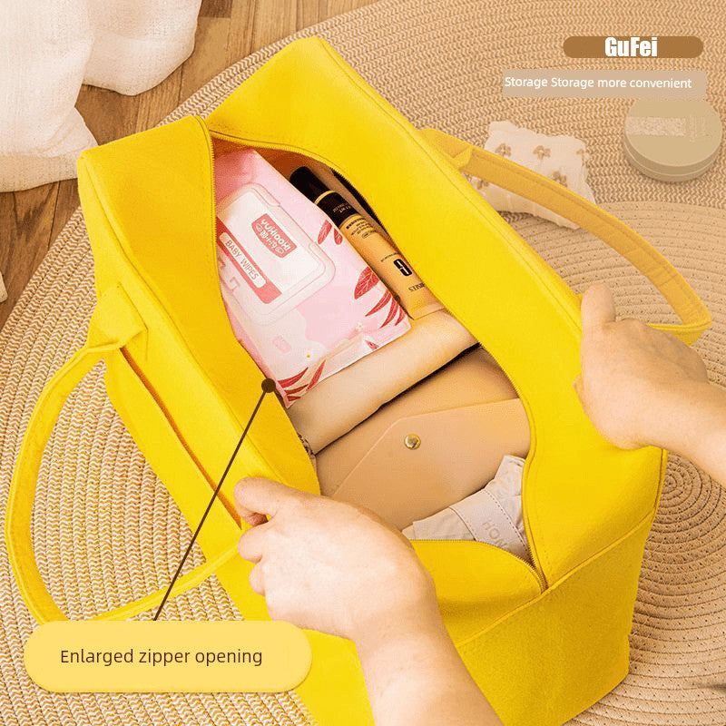 Cartoon Bag Travel Bag Storage Hand Bag Large Capacity Kids Luggage Bag Trolley Case Luggage Bag Felt Bag Lightweight