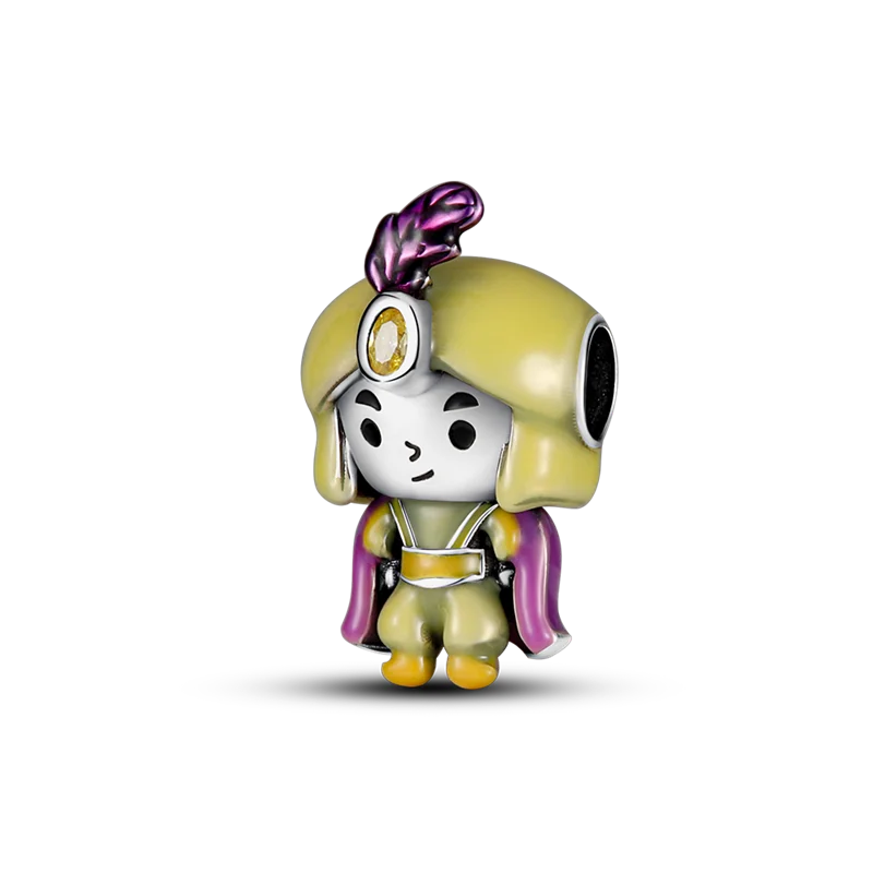 925 Sterling Silver Boy Girl and Heart Shape Pendant Charm Couple Lovers Bead Fit Pandora Original Bracelet DIY Jewelry Making