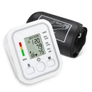 Monitor digital con sensor de presión arterial para brazo, tensiómetro, tonómetro automático, medidor de frecuencia cardíaca y pulso.
