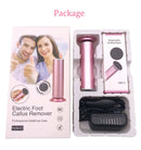 Herramientas eléctricas para pedicura, lima para pies, removedor de callos y piel muerta, máquina para limpiar y cuidar los pies, papel de lija de repuesto.