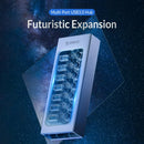 ORICO Powered USB Hub Splitter Socket with 7/10/13/16 Ports USB 3.0 Extension with On/Off Switches 12V Power Adapter for PC