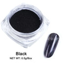 Red Chrome Nail Powder Y2K Metallic Mirror Effect Pigment Fine Rubbing Nail Glitter Flakes Dust Valentine Decorations Manicure