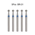 5Pcs/Bag Dental Diamond Burs Drill FG 1.6mm Bur For High Speed Handpiece Denspay Dental Bur Polishing Whitening Lab Material