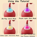 3 Speed USB Rechargeable Interactive Cat Accessories Ball Automatic Electric Rolling Ball Toy Cats Pets Smart Low Noise Cat Toys