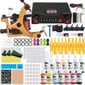 Beginner Complete Tattoo Kit Machine Gun Set with Mini Power Supply Grips Body Art Tools Set Permanent Makeup Tattoo set
