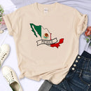 Mexico t shirt women graphic top girl manga y2k clothing