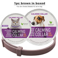 Pet Calming Collar for Cats Effective Relief Reduce Anxiety Stress Pheromones Relaxing Breakaway Collar for Kittens Puppies Dogs