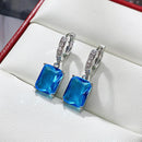 2024 New Bride Engagement Wedding Jewelry Elegant Shiny Mosan Diamond Beautiful Gift Milan Girl Fashion Pendant Earrings