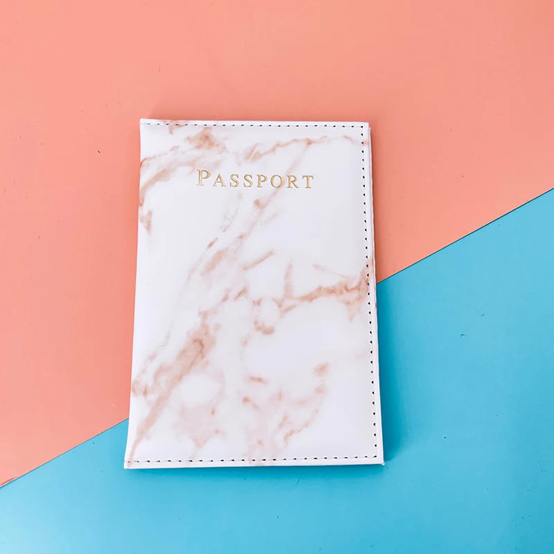 2023 Lover Couple Passport Cover Hot Stamping Simple Plane Women Men Travel Wedding Passport Covers Holder Fashion Wedding Gift
